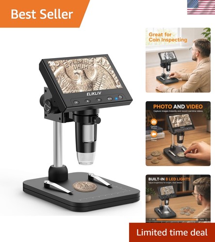 Microscopio monete 3 - monete,, 4.3''