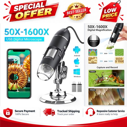 Hayve 1600x microscopio - 1600x,