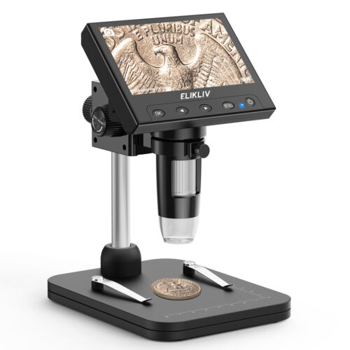 Microscopio moneta per - moneta,